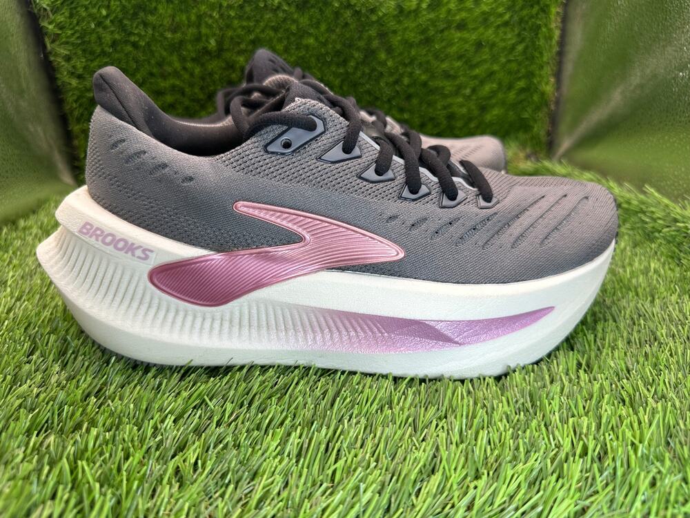 Brooks Glycerin Max 2 1204681B059 Athletic Sneaker Womens 6.5B Gray jacquard Gym
